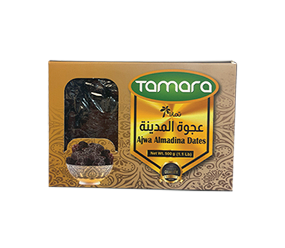 Tamara Dates Ajwa Al-Madina 400g*12