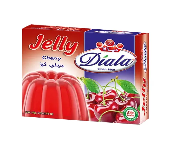 Diala Cherry Jelly 80g*24