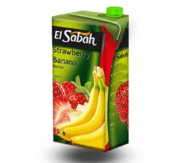 ELSABAH BANANA & STRAWBERRY NECTAR 1L*12