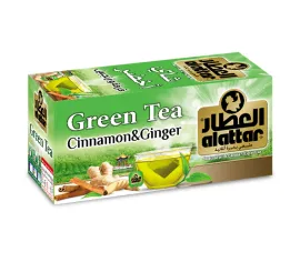 Al-Attar Green Tea with Cinnamon and Ginger