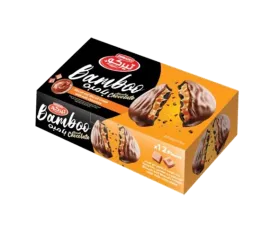 TERKO BAMBO CHOCO DIPPED BISCUITS  45G*12PC*6