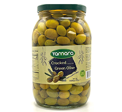 crached green olive 