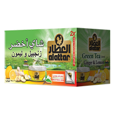 alattar green tea ginger & lemon