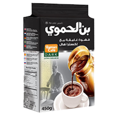 Hamwi Café Dark Extra Cardamom 500g *6