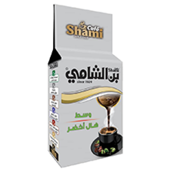 Al shami Cafe Silver W/Mid Cardamon 1Lb*10